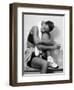 Women Resting after Exercise Session in Fitness Studio, New York, New York, USA-Paul Sutton-Framed Premium Photographic Print