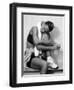 Women Resting after Exercise Session in Fitness Studio, New York, New York, USA-Paul Sutton-Framed Premium Photographic Print