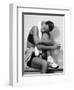 Women Resting after Exercise Session in Fitness Studio, New York, New York, USA-Paul Sutton-Framed Photographic Print