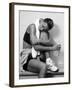 Women Resting after Exercise Session in Fitness Studio, New York, New York, USA-Paul Sutton-Framed Photographic Print