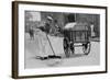 Women Roadsweepers, War Office Photographs, 1916 (B/W Photo)-English Photographer-Framed Giclee Print