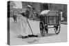 Women Roadsweepers, War Office Photographs, 1916 (B/W Photo)-English Photographer-Stretched Canvas