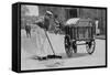 Women Roadsweepers, War Office Photographs, 1916 (B/W Photo)-English Photographer-Framed Stretched Canvas