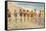 Women Running on Beach-null-Framed Stretched Canvas