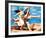 Women Running on the Beach, c.1922-Pablo Picasso-Framed Art Print