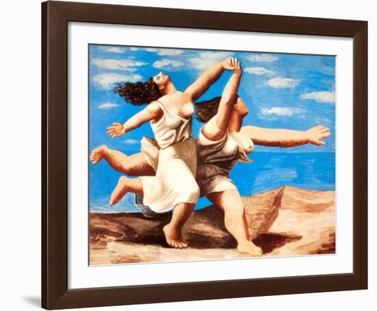 Women Running on the Beach, c.1922-Pablo Picasso-Framed Art Print