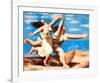 Women Running on the Beach, c.1922-Pablo Picasso-Framed Art Print