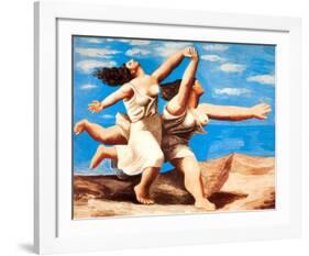 Women Running on the Beach, c.1922-Pablo Picasso-Framed Art Print