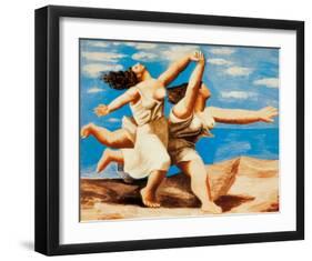 Women Running on the Beach, c.1922-Pablo Picasso-Framed Art Print