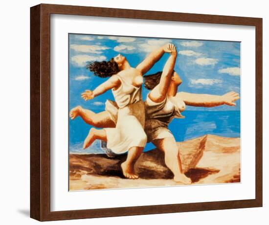 Women Running on the Beach, c.1922-Pablo Picasso-Framed Art Print