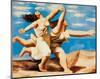 Women Running on the Beach, c.1922-Pablo Picasso-Mounted Art Print