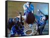 Women's Basketball-null-Framed Stretched Canvas