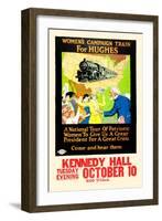 Women's Campaign Trail For Hughes-null-Framed Art Print