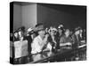 Women's Christian Temperance Union Members Invading Bar While Customers Remain Indifferent-Peter Stackpole-Stretched Canvas