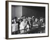 Women's Christian Temperance Union Members Invading Bar While Customers Remain Indifferent-Peter Stackpole-Framed Photographic Print