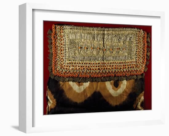 Women's Clothes Decorations in Gold and Silver Threads with Coral Bead Trimmings, Yemen-null-Framed Giclee Print