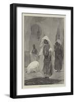 Women's Day in the Mosque in Morocco-Richard Caton Woodville II-Framed Giclee Print