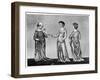 Women's Dress, 14th Century-null-Framed Giclee Print