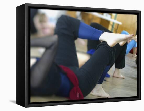 Women's Exercise Class-null-Framed Stretched Canvas