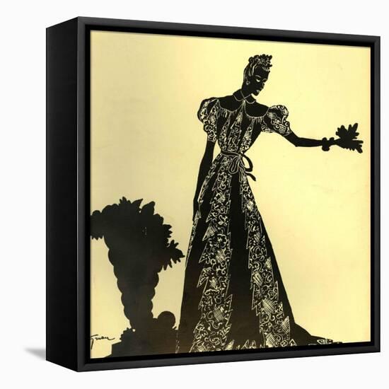 Women's Fashion 1930s, 1939, UK-null-Framed Stretched Canvas