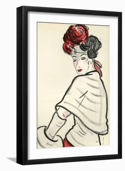 Women's Fashion 1930s, 1939, UK-null-Framed Giclee Print