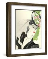 Women's Fashion 1930s, 1939, UK-null-Framed Giclee Print