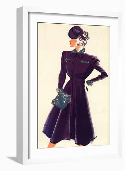 Women's Fashion 1930s, 1939, UK-null-Framed Giclee Print