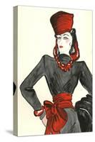 Women's Fashion 1930s, 1939, UK-null-Stretched Canvas