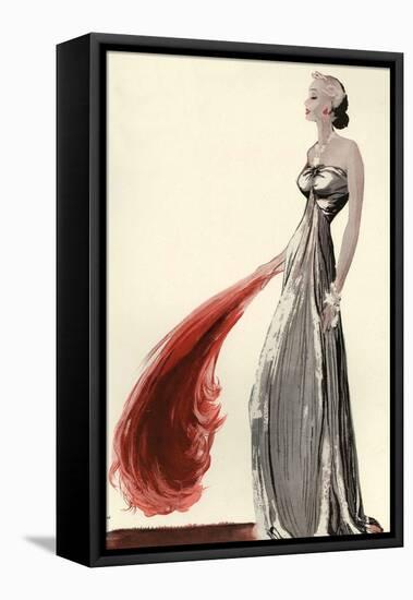 Women's Fashion 1930s, 1939, UK-null-Framed Stretched Canvas