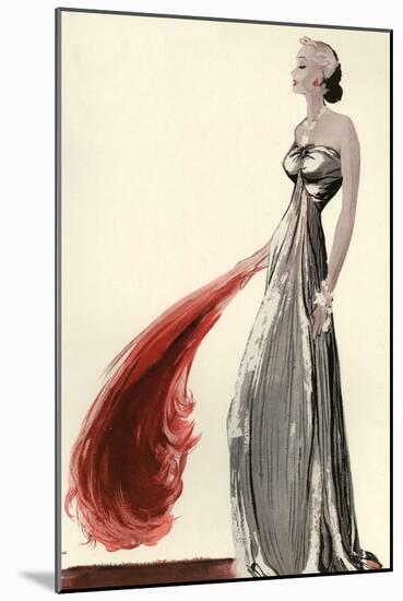 Women's Fashion 1930s, 1939, UK-null-Mounted Giclee Print