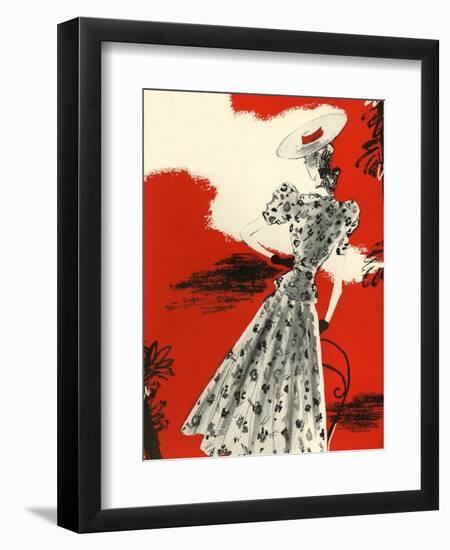 Women's Fashion 1930s, 1939, UK-null-Framed Premium Giclee Print