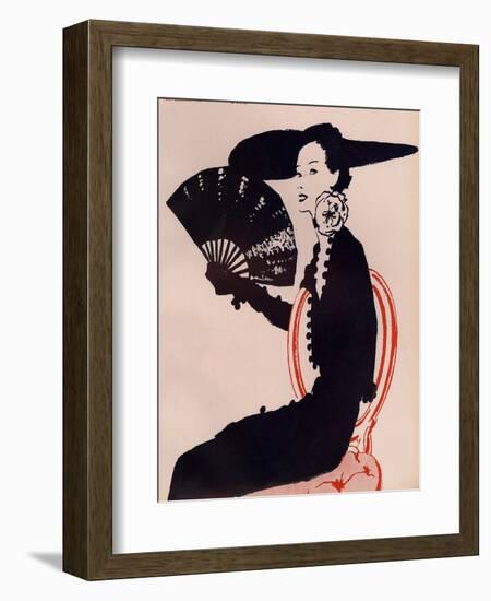 Women's Fashion 1930s, 1939, UK-null-Framed Giclee Print