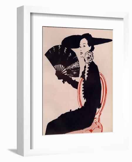 Women's Fashion 1930s, 1939, UK-null-Framed Giclee Print