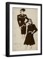 Women's Fashion, 1940s-Gerd Hartung-Framed Giclee Print