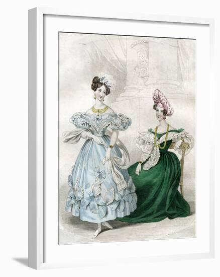 Women's Fashion, C1830S-W Hopwood-Framed Giclee Print