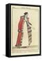 Women's Fashion Plate Depicting Fur Coat, from Courrier Des Dames, 1809-null-Framed Stretched Canvas
