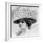 Women's Fashion Plate Depicting Hat, from "Grand Album De Chapeaux Chic Parisien"-null-Framed Giclee Print