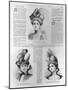 Women's Fashion Plate Depicting Hats. from La Mode Illustree Journal De La Famille, May 7, 1899-null-Mounted Giclee Print