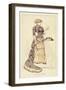 Women's Fashion Plate Designed by a Grevin, from L'Art De La Mode, 1881-null-Framed Giclee Print