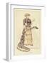 Women's Fashion Plate Designed by a Grevin, from L'Art De La Mode, 1881-null-Framed Giclee Print