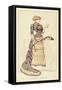 Women's Fashion Plate Designed by a Grevin, from L'Art De La Mode, 1881-null-Framed Stretched Canvas