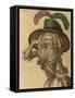 Women's Fashion Plate from Fashion Periodical La Donna Galante Ed Erudita-null-Framed Stretched Canvas