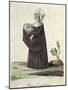Women's Fashion Plate with Augsburg Traditional Costume, 1787-null-Mounted Giclee Print