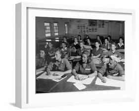 Women's Flying Training Detachment, Pilots in Training For the Women's Auxiliary Ferrying Squadron-Peter Stackpole-Framed Photographic Print