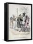 Women's Freedom of Dress, 1840S-Jean-Jacques Grandville-Framed Stretched Canvas