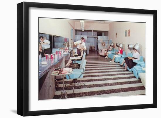 Women's Hair Salon-null-Framed Art Print