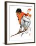 "Women's Ice Hockey,"February 21, 1925-James Calvert Smith-Framed Giclee Print