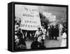 Women's Land Army Recruiting Parade, Time to Remember, During World War I-Robert Hunt-Framed Stretched Canvas