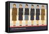 Women's Military Uniform Identification-null-Framed Stretched Canvas