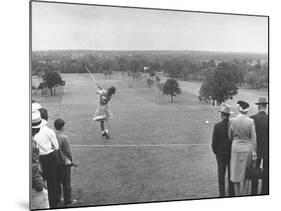 Women's NationalAmateur Golf Tournament-null-Mounted Photographic Print